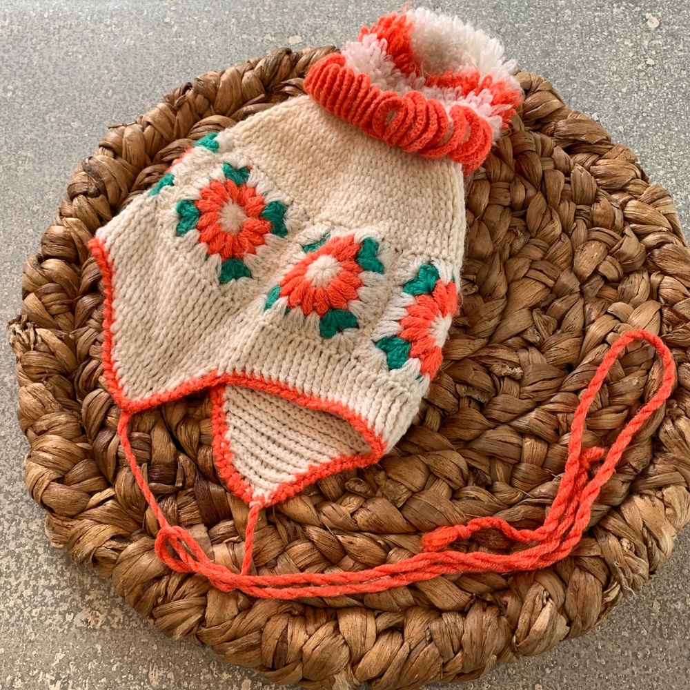 HANDMADE knit girl’s hat